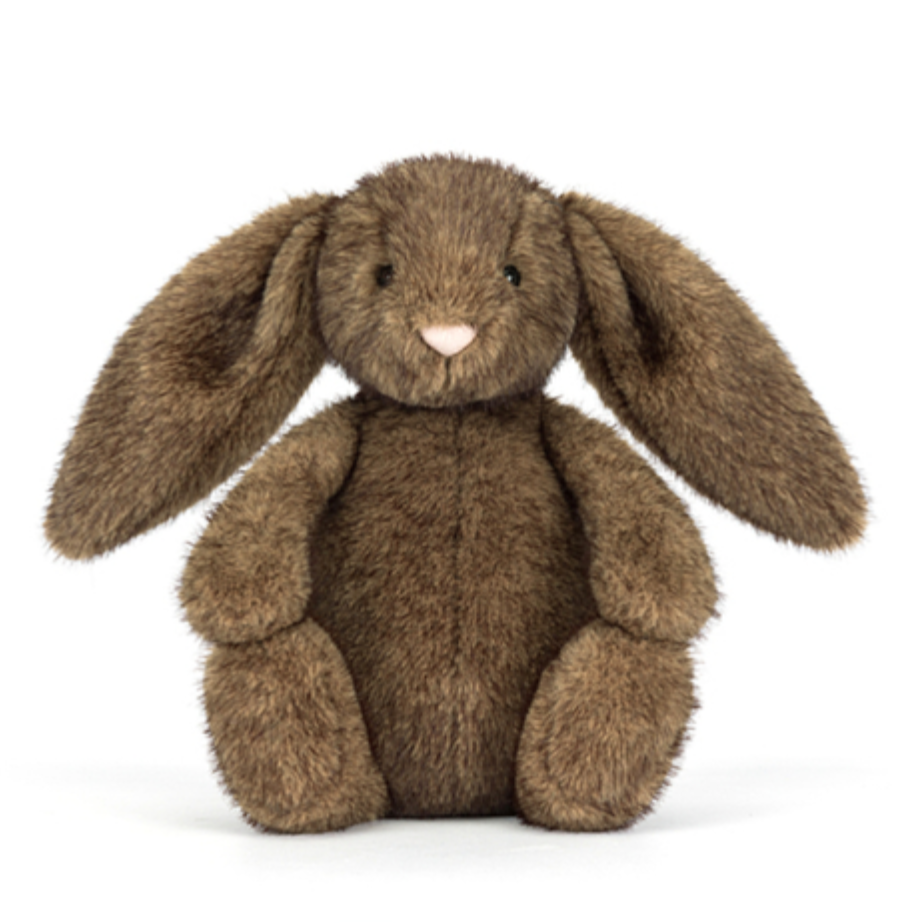 台中現貨 Jellycat 🫜金標致臻害羞霍普萊斯敦邦尼兔M 咖啡兔 Hoppleston Luxe Bunny-細節圖2