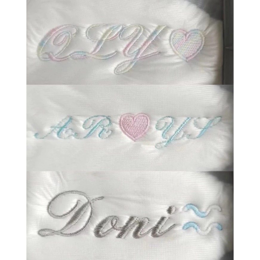 Jellycat 改吊飾 9字客製化刺繡中英文字圖案 求婚送禮結婚禮物 僅限實體門市款式-細節圖3