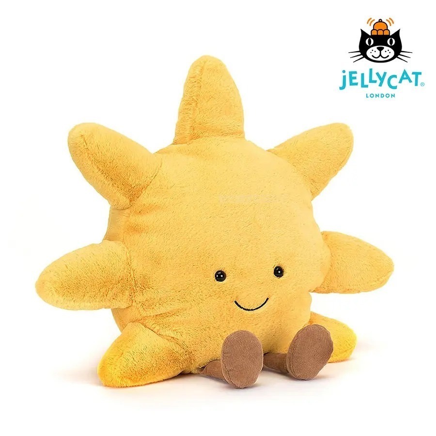 Jellycat 正品 太陽 月亮娃娃 含防塵袋🌜/45.31公分 Amuseable Sun Moon-細節圖3
