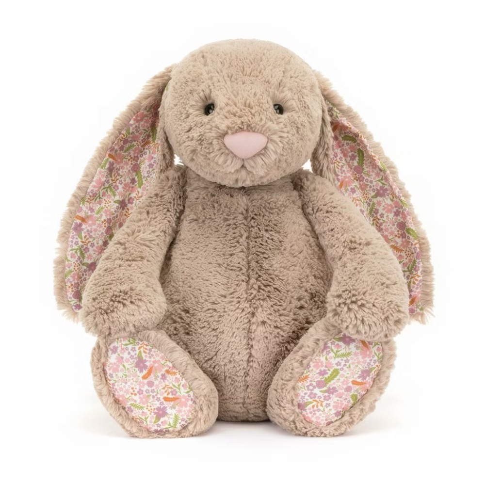 台中現貨⚡️Jellycat 51cm 史嘉莉 米色拿鐵碎花 邦尼兔-拿鐵碎花兔$4380