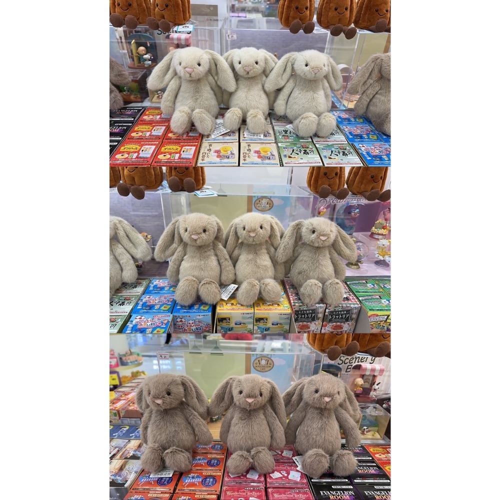 2026春季新品🌻Jellycat 燕麥牛奶色系 三色兔兔們 S邦尼兔-細節圖3