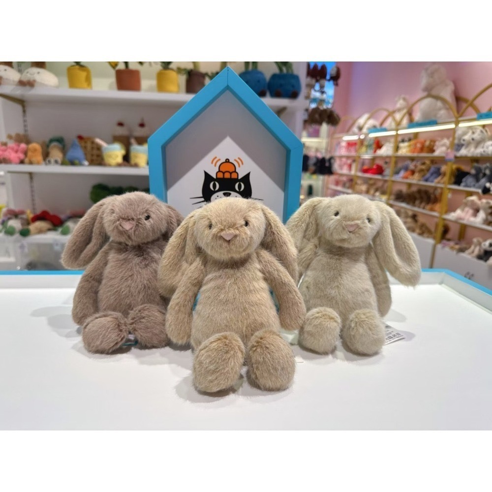 台中現貨 2026春季新品18🌻Jellycat 燕麥牛奶色系 三色兔兔們 S邦尼兔-細節圖2