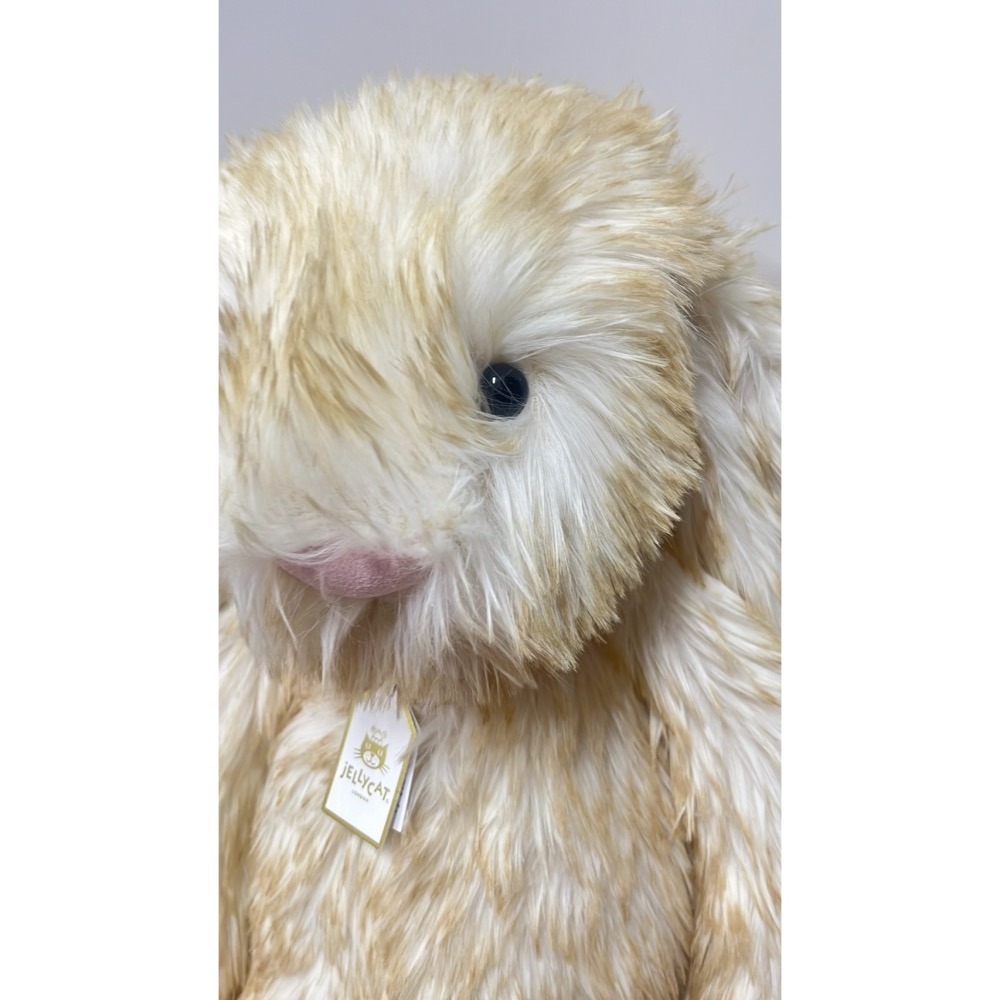 即將抵台 SPRING 春日潦草兔 華麗款🇬🇧 jELLYCAT 兔子 51 LUXE 2026 含吊卡保護套-細節圖8
