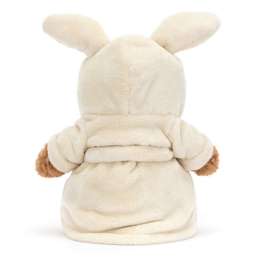 台中現貨 Jellycat 正品 兔子浴袍 連身褲 巴熊 2026新品 Bartholomew Bear-細節圖6