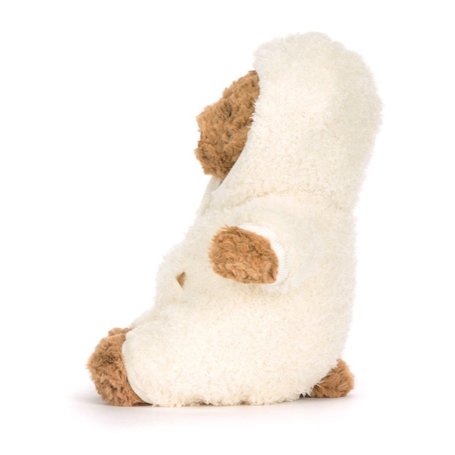 台中現貨 Jellycat 正品 兔子浴袍 連身褲 巴熊 2026新品 Bartholomew Bear-細節圖11