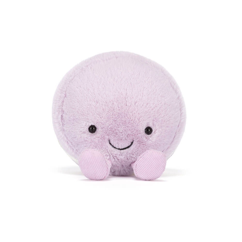Jellycat 正品 法國限定 紫色馬卡龍 可改吊飾 Amuseables May Macaron-細節圖9
