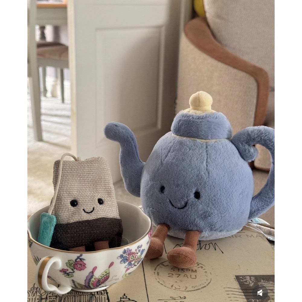 台中現貨⚡️Jellycat 正品 英國限定 茶包娃娃 可改吊飾  Amuseables Steepy Tea Bag-細節圖4