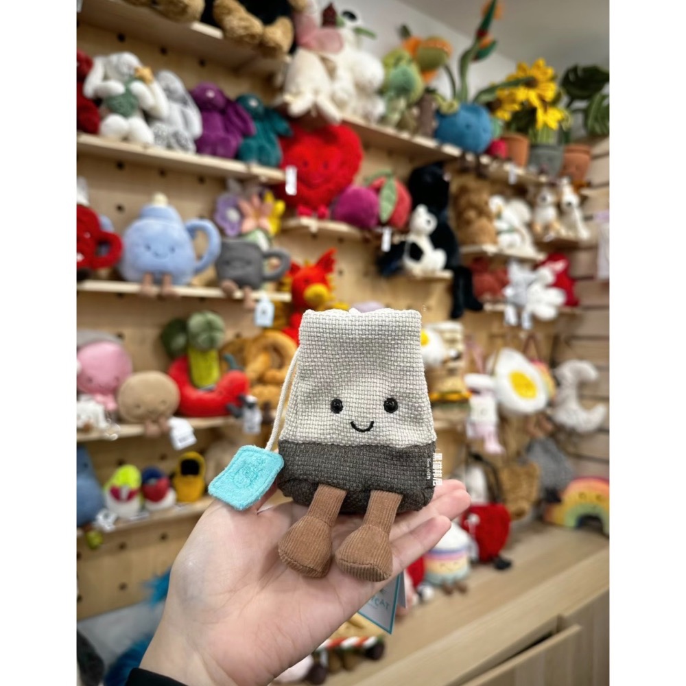 台中現貨⚡️Jellycat 正品 英國限定 茶包娃娃 可改吊飾  Amuseables Steepy Tea Bag-細節圖8
