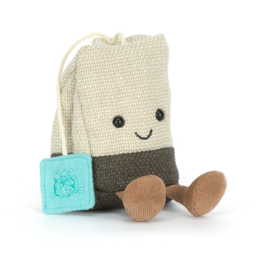 台中現貨⚡️Jellycat 正品 英國限定 茶包娃娃 可改吊飾  Amuseables Steepy Tea Bag-細節圖9