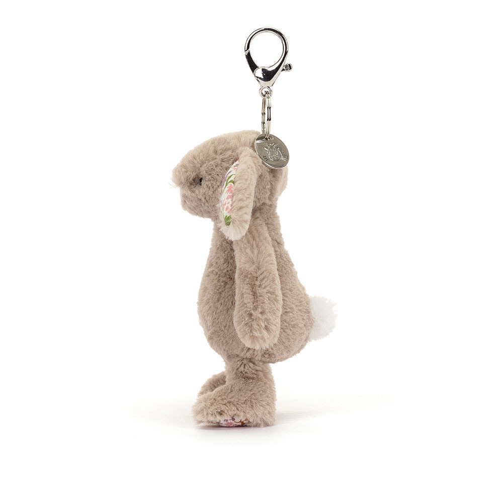 台中現貨 米碎花兔吊飾含吊卡保護套 防塵袋 Blossom Beige Bunny ＇Petal＇ Bag Charm-細節圖9