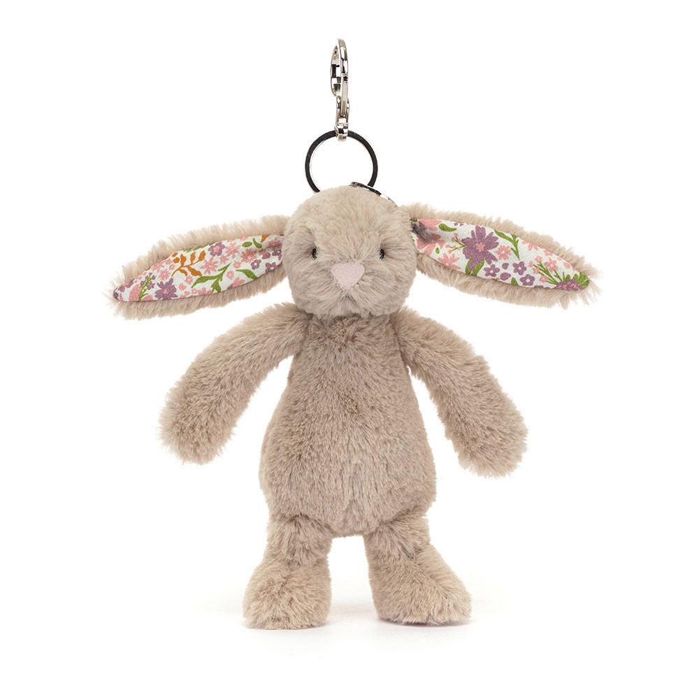 台中現貨 米碎花兔吊飾含吊卡保護套 防塵袋 Blossom Beige Bunny ＇Petal＇ Bag Charm-細節圖10