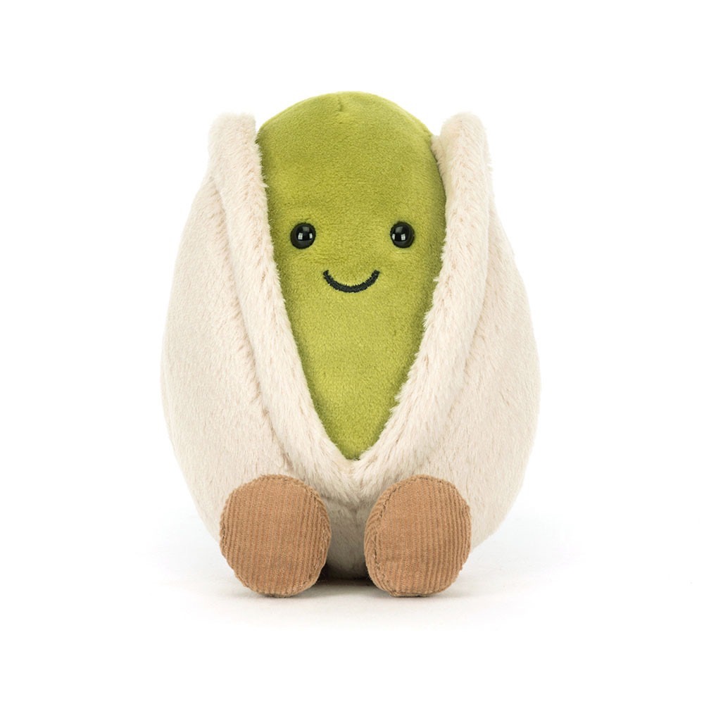 台中現貨 開心果娃娃 含吊卡保護套 Amuseables Horatio Pistachio-細節圖2