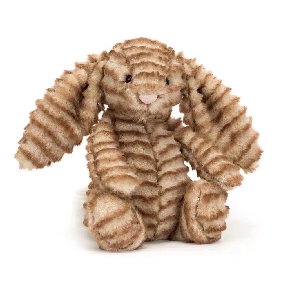 台中現貨⚡️Jellycat 正品甜臉虎皮兔🐰 含防塵袋Bashful Luxe Bunny Juniper-細節圖2
