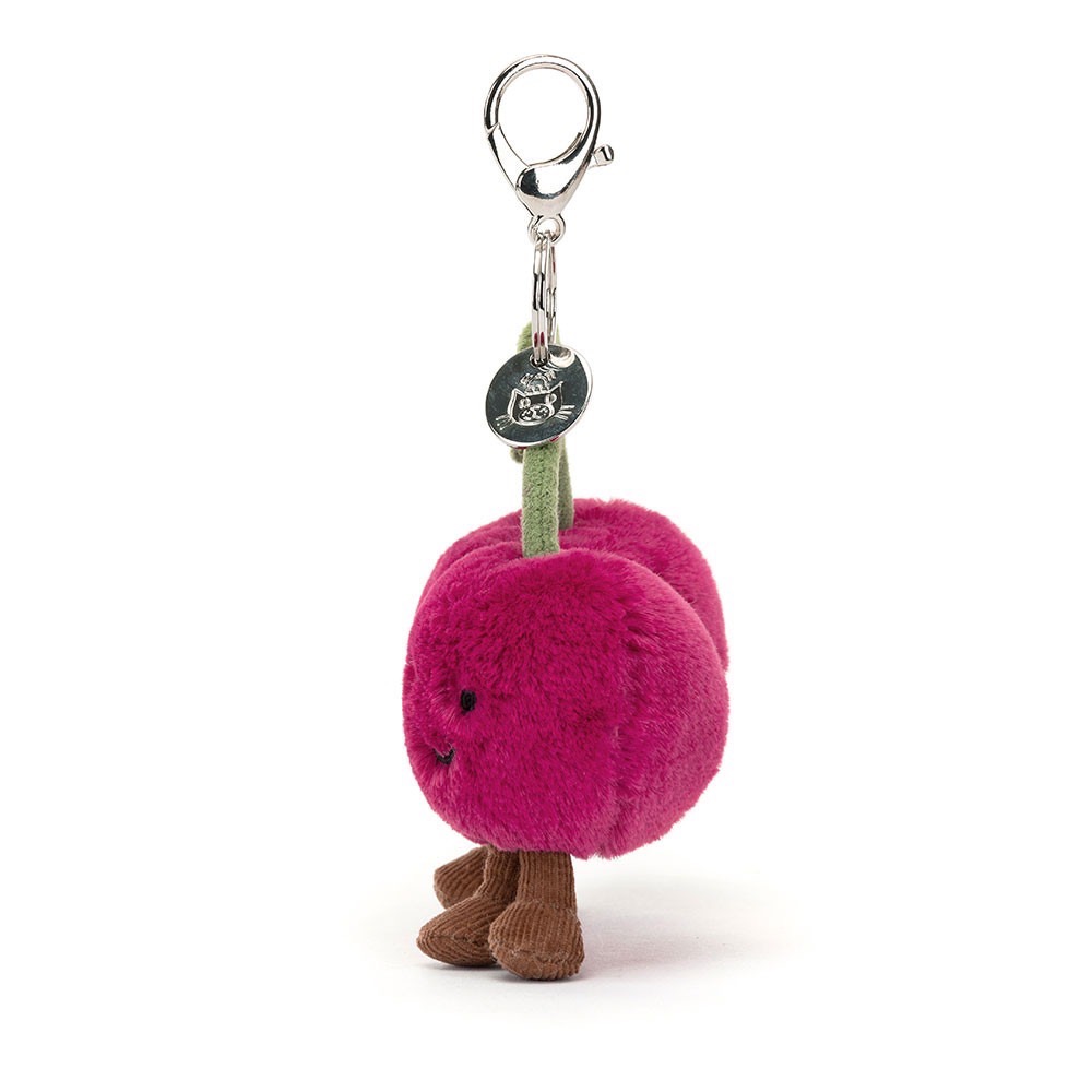 台中正品現貨⚡️含防塵袋 jellycat 超夯櫻桃吊飾 Amuseables Cherries Bag Charm-細節圖9
