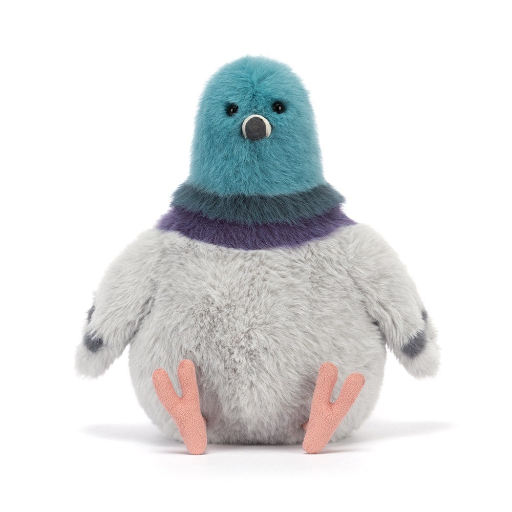 台中正品現貨⚡️Jellycat 正品 紐約限定 鴿子娃娃 Strutton Pigeon-細節圖10