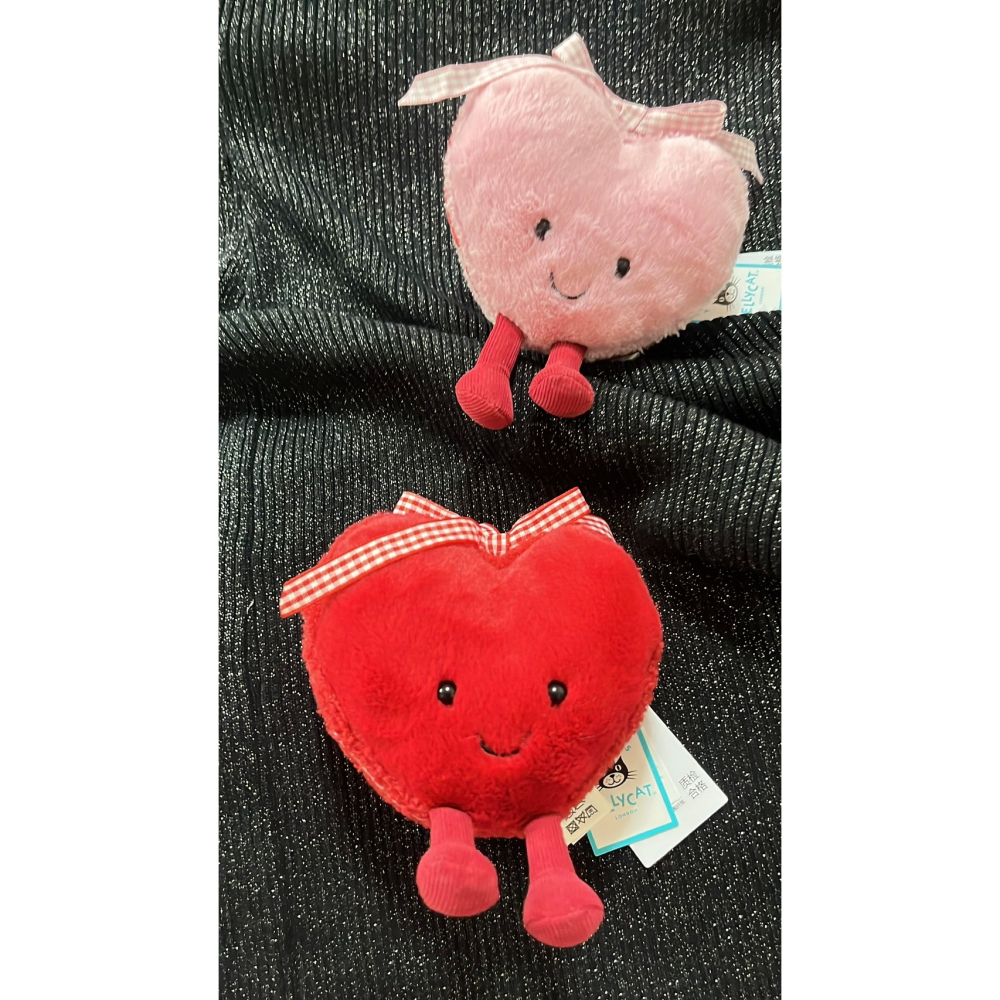 台中正品現貨⚡️Jellycat 正品 情人節限定 愛心馬卡龍 可改吊飾 Colette Heart Macaron-細節圖3