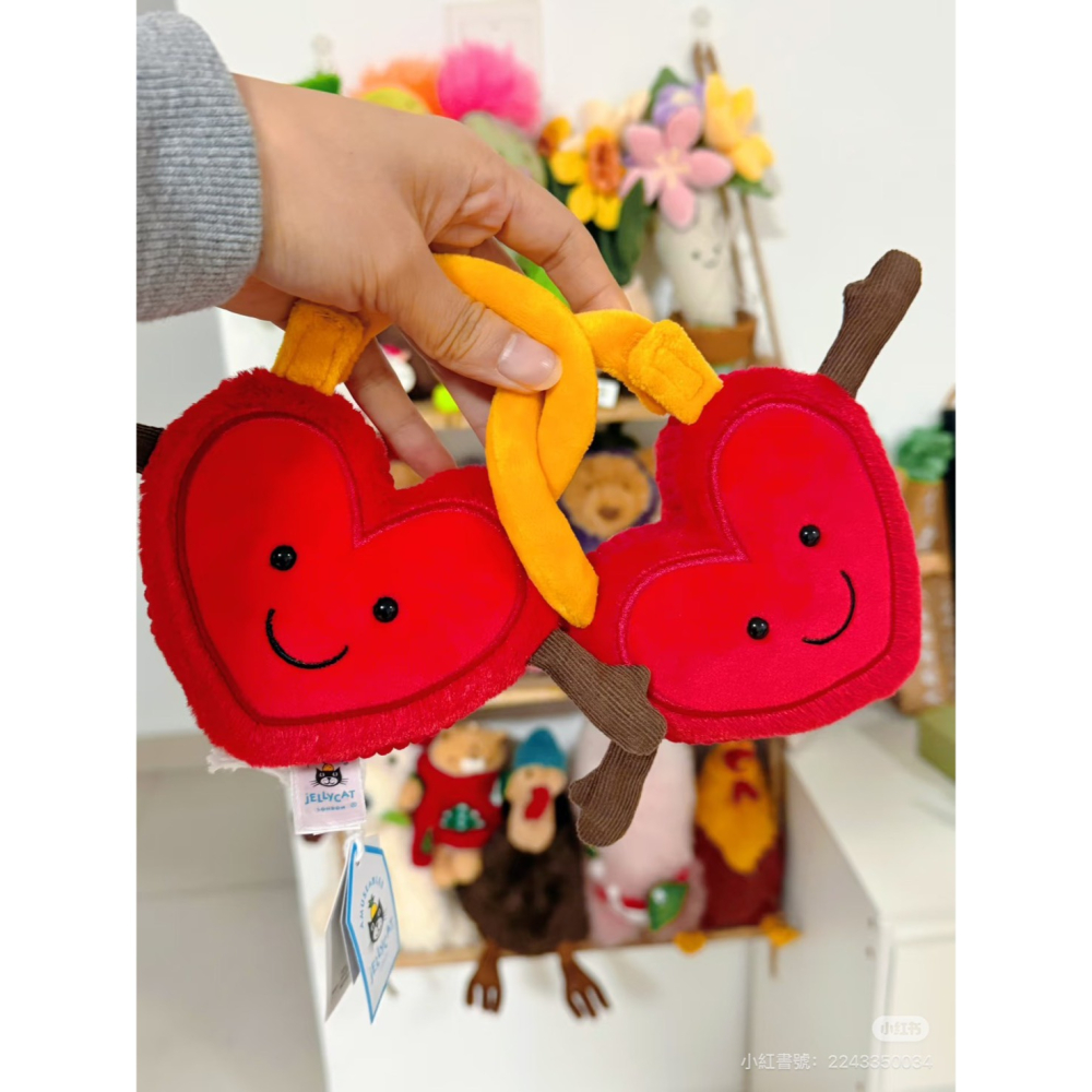 台中正品現貨⚡️退休款 Jellycat 正品 愛情鎖 同心鎖  買一送一 Love Locks-細節圖9