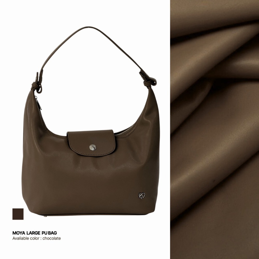 台中現貨⚡️最新皮革 泰國Pony包品牌 大號MoYa 皮革材質/金釦 掀蓋腋下包 多背法 手提/肩背/斜跨-規格圖11