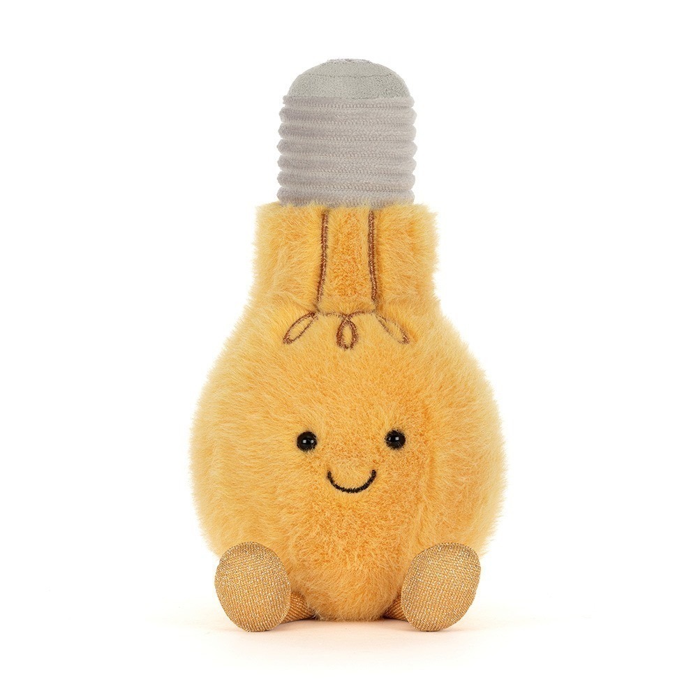 台中現貨⚡️Jellycat 正品 含防塵袋  趣味燈泡 Amuseables Lightbulb 可改吊飾-細節圖6
