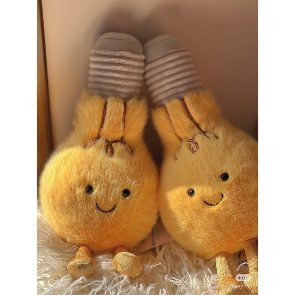 台中現貨⚡️Jellycat 正品 含防塵袋  趣味燈泡 Amuseables Lightbulb 可改吊飾-規格圖9