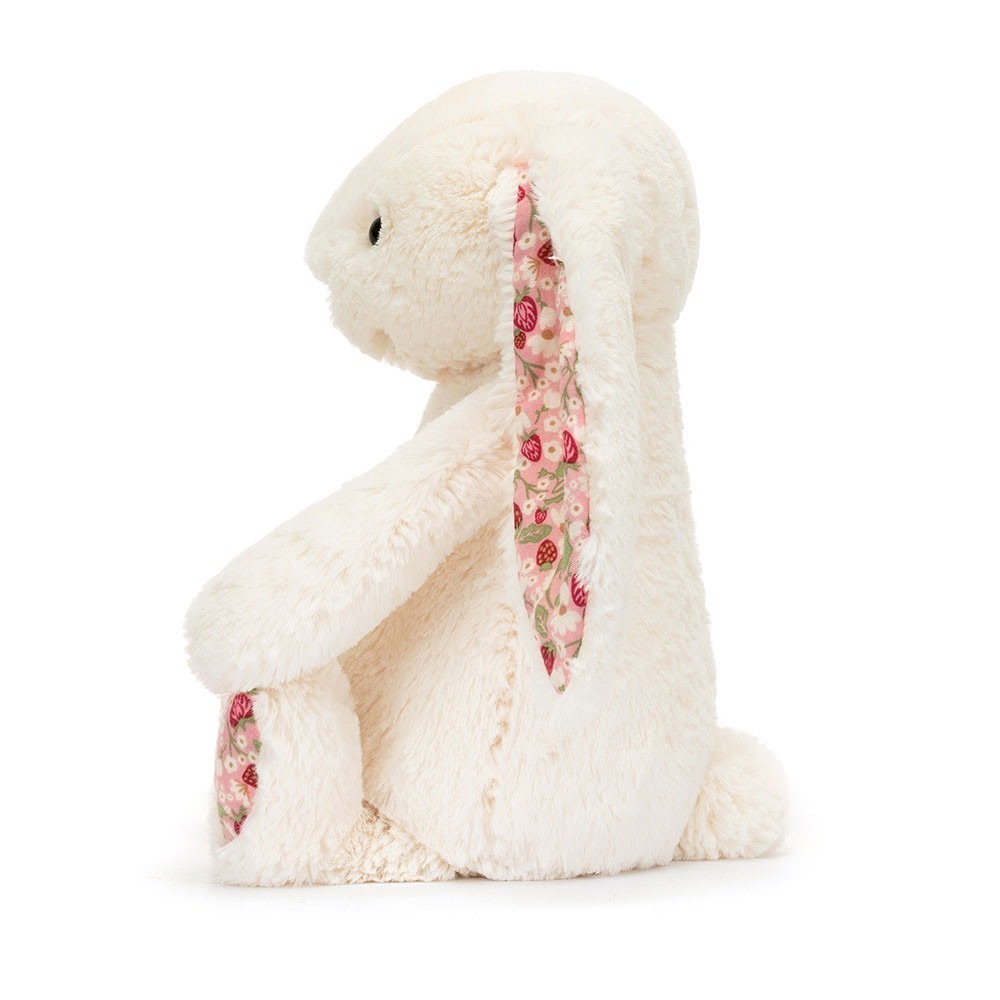 台中現貨 Jellycat 正品 M 草莓兔邦尼 Blossom Cream Bunny ＇Berry＇-細節圖8