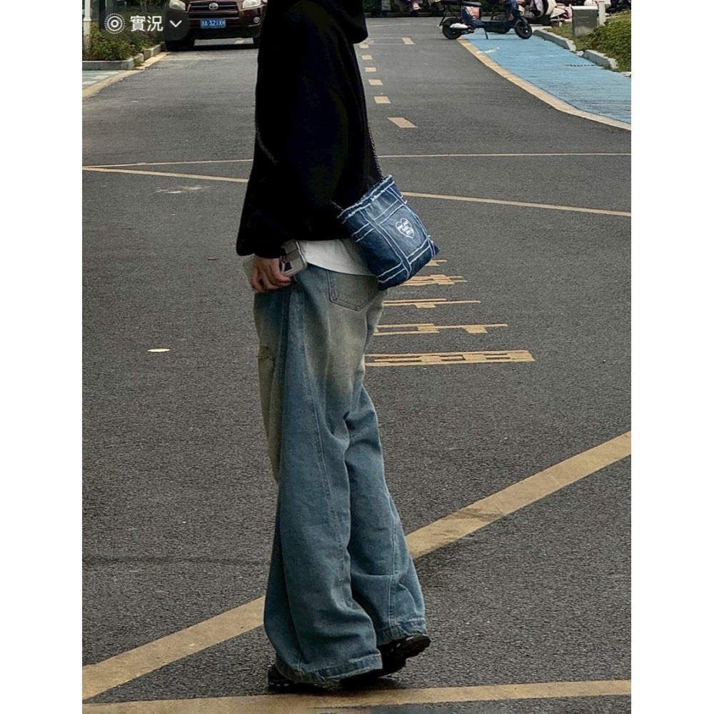 即將抵台🔥星巴克正品 丹寧鏈條斜背包＋280ml胖胖杯組合 買1送1 ✨丹寧星咖系列 中國限定 2026 3月新品-細節圖6