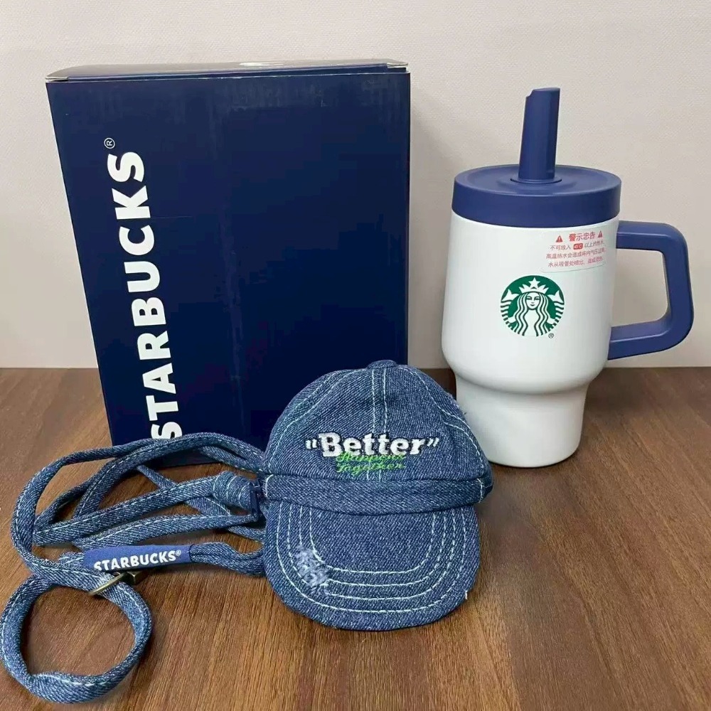 480ml不鏽鋼保溫杯＋鴨舌帽零錢包