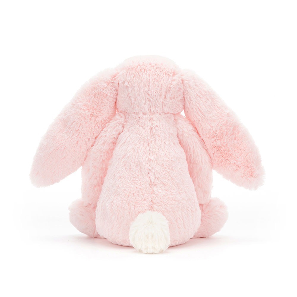 台中現貨⚡️Jellycat 正品 草莓牛奶 寶貝粉 淡粉色 純色兔 Bashful Pink-細節圖6
