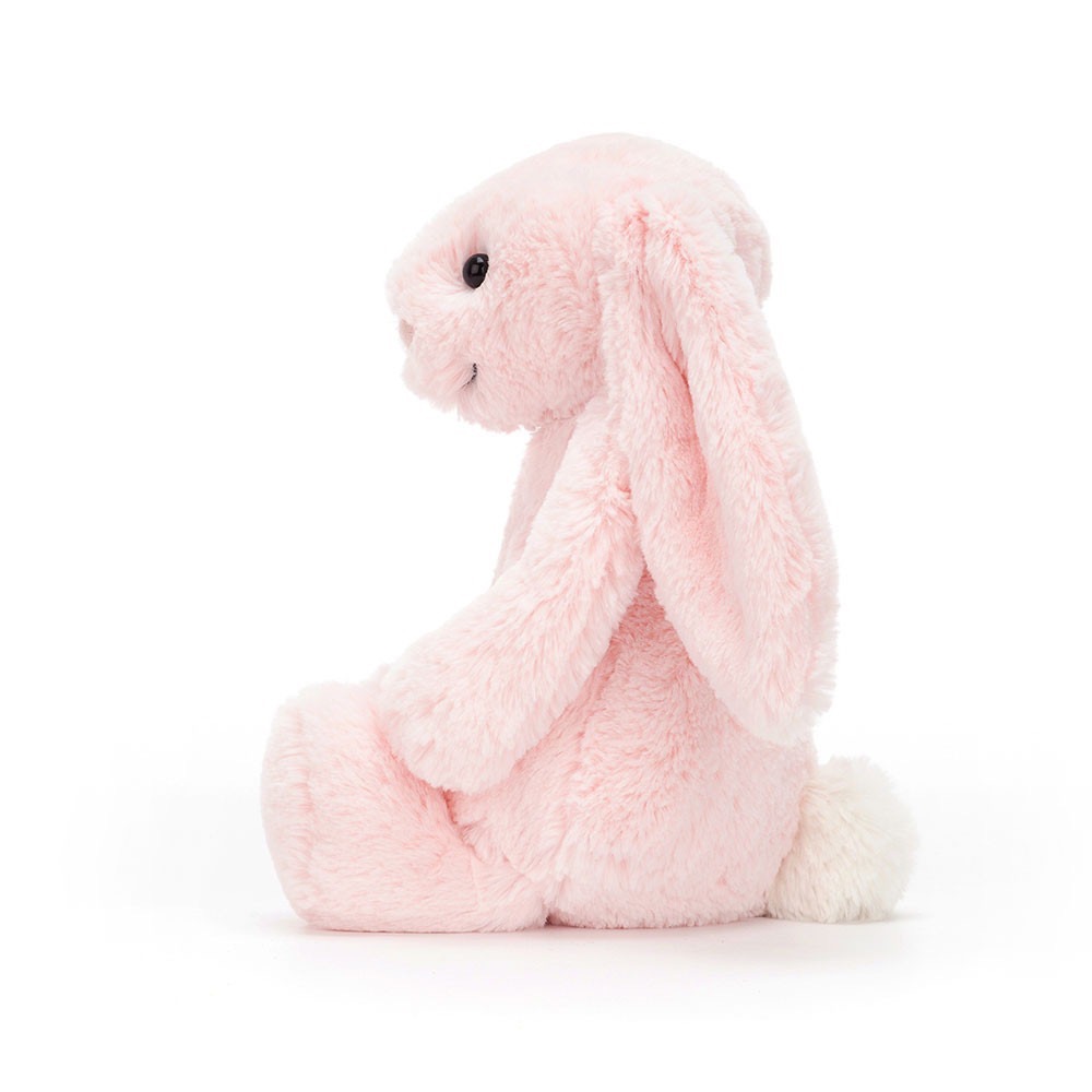 台中現貨⚡️Jellycat 正品 草莓牛奶 寶貝粉 淡粉色 純色兔 Bashful Pink-細節圖7