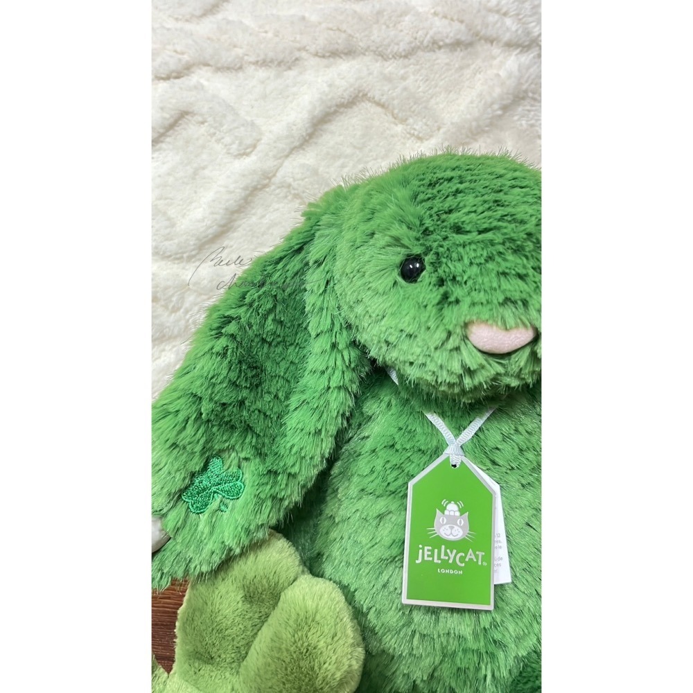 台中正品現貨⚡️愛爾蘭限定 三葉草 幸運草 Jellycat Bláthnaid Bunny Original 31-細節圖7