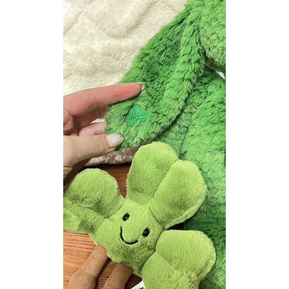 台中正品現貨⚡️愛爾蘭限定 三葉草 幸運草 Jellycat Bláthnaid Bunny Original 31-細節圖11