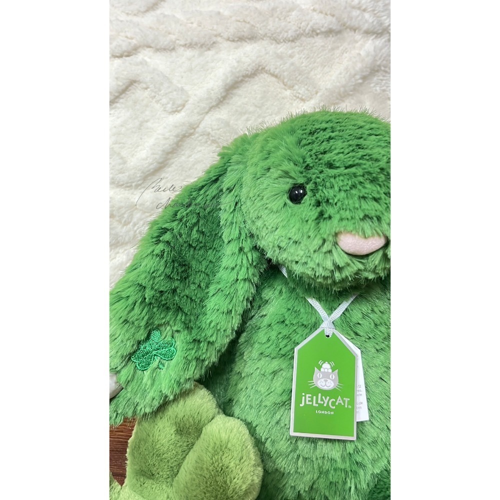 台中正品現貨⚡️愛爾蘭限定 三葉草 幸運草 Jellycat Bláthnaid Bunny Original 31-規格圖11