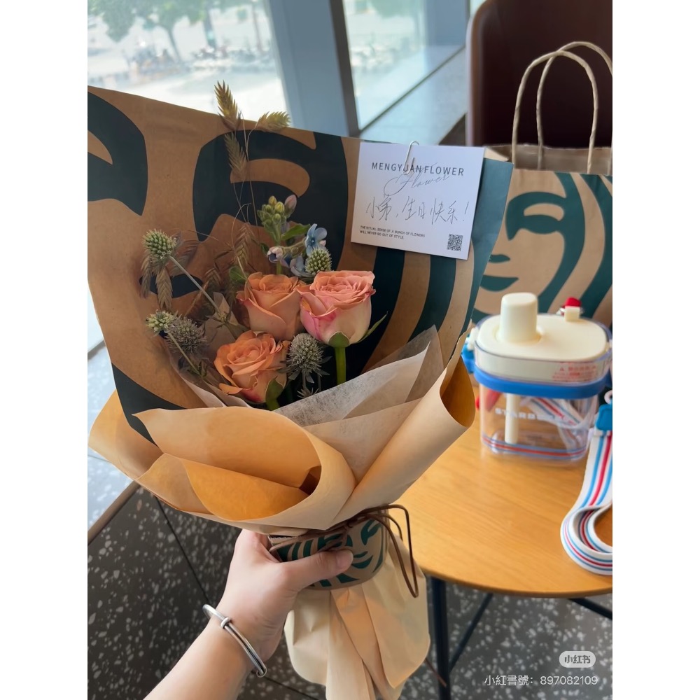 星巴克 starbucks 小紙袋 隨機不挑款 紙袋改造 筆袋 送禮 紙袋 購物袋-細節圖2