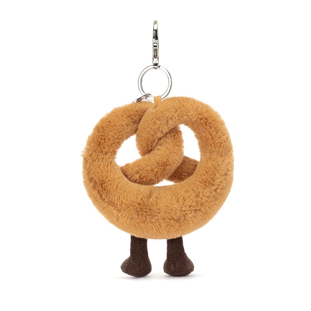 台中正品現貨 Jellycat 可頌 德國捲 鹼水結 法棍吊飾 Baguette Croissant Pretzel-細節圖7
