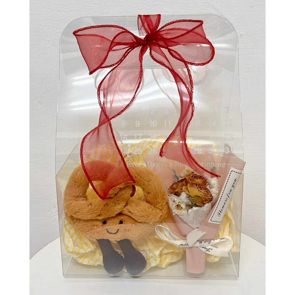 台中正品現貨 Jellycat 可頌 德國捲 鹼水結 法棍吊飾 Baguette Croissant Pretzel-規格圖11