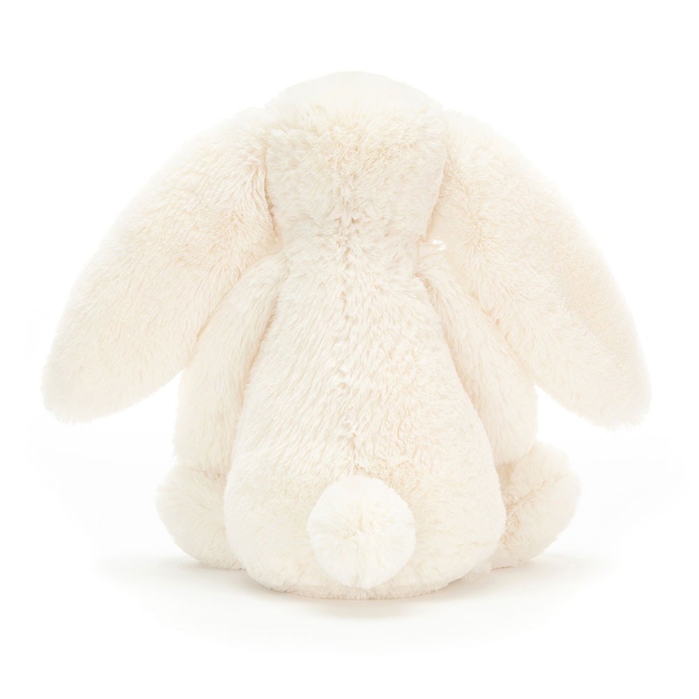 現貨+預購 純色JELLYCAT 31cm 51cm  經典白兔 Bashful Cream Bunny 送吊卡保護套-細節圖3