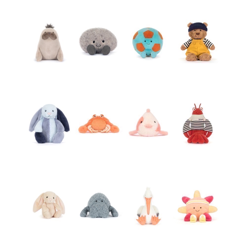 台中現貨 正品Jellycat 2026夏季新品5/8預購全系列合輯 水手裝 海洋系列 邦尼寶寶🍼幼兔🐰-細節圖3