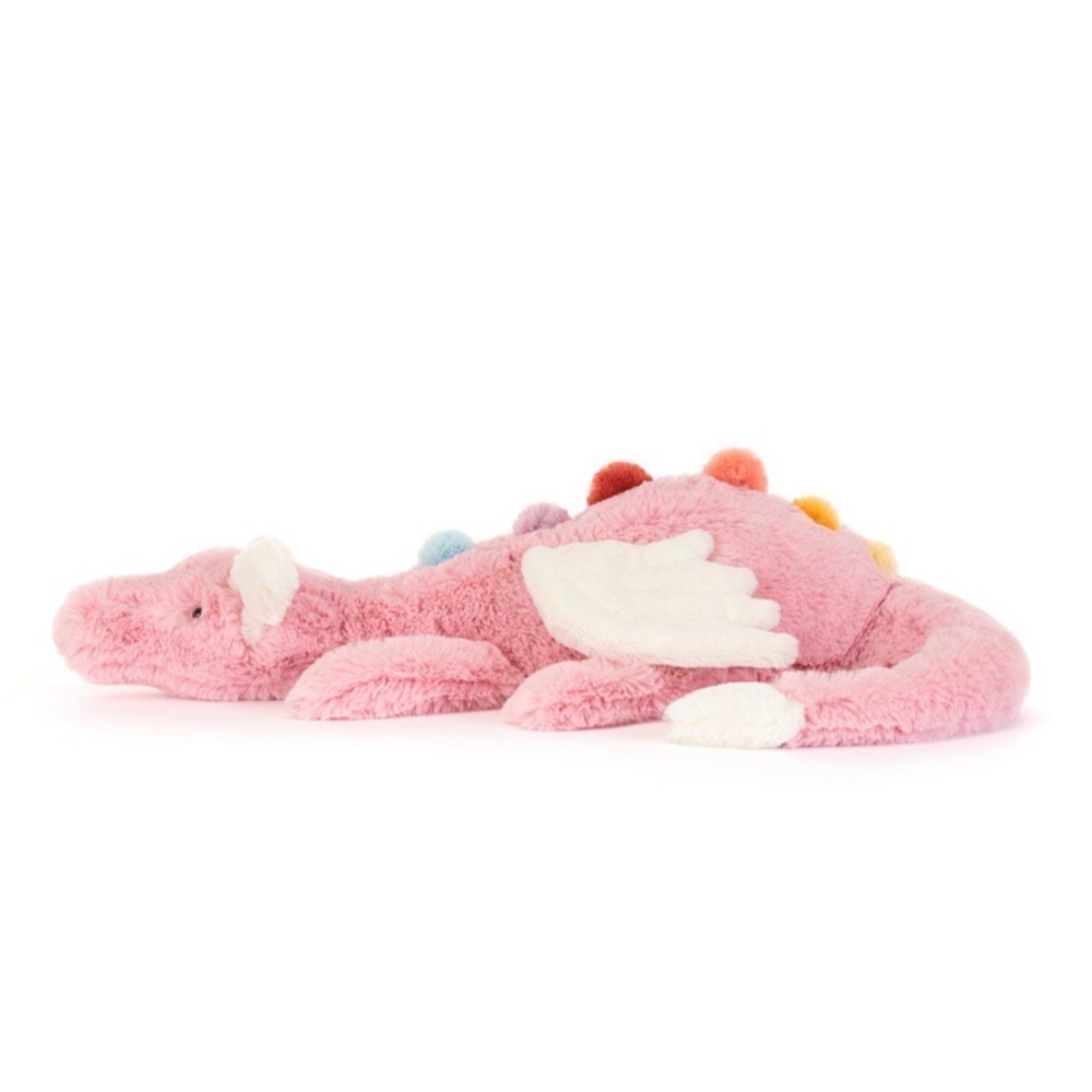 英標在途 Jellycat 正品 達思萊茲龍玩偶  寶石龍 天空龍 含防塵袋 紙袋 最高會籍限定-細節圖4