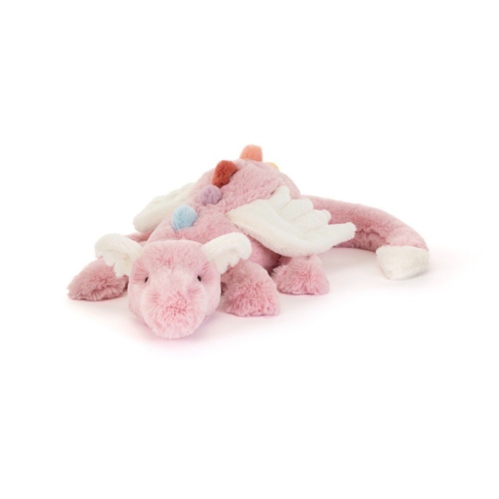 英標在途 Jellycat 正品 達思萊茲龍玩偶  寶石龍 天空龍 含防塵袋 紙袋 最高會籍限定-細節圖6