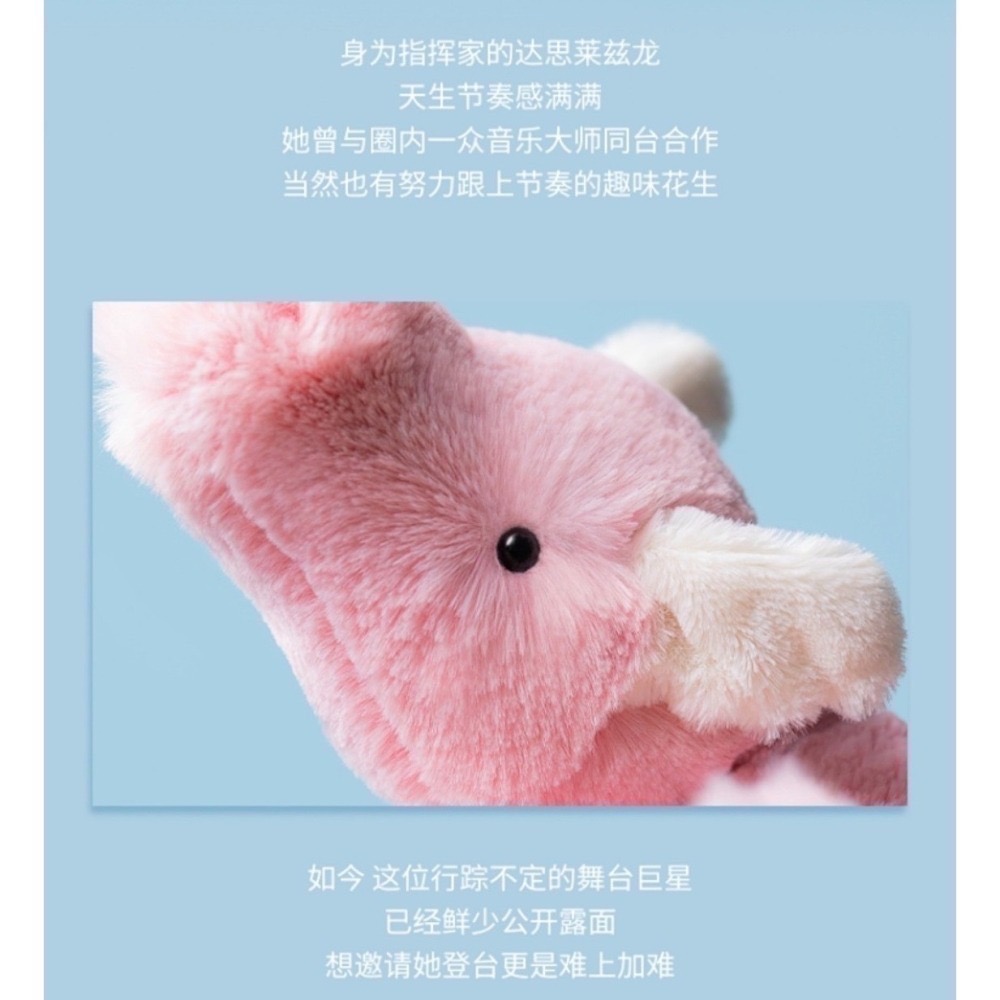 英標在途 Jellycat 正品 達思萊茲龍玩偶  寶石龍 天空龍 含防塵袋 紙袋 最高會籍限定-細節圖8