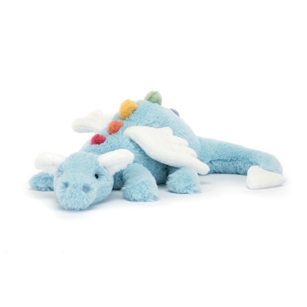 英標在途 Jellycat 正品 達思萊茲龍玩偶  寶石龍 天空龍 含防塵袋 紙袋 最高會籍限定-細節圖11