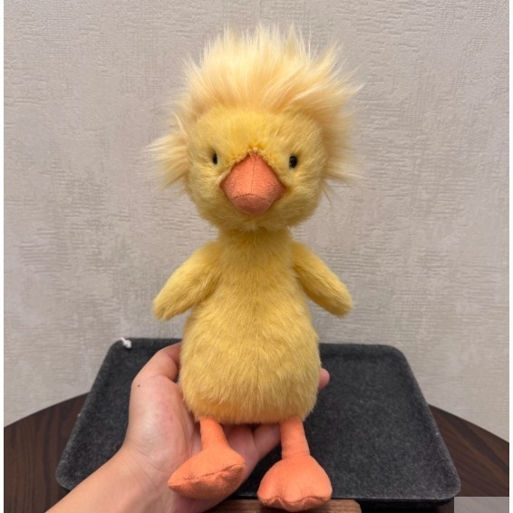 台中現貨 Jellycat 絕版系列 炸毛 鴨子 爆炸頭 黃鴨 炸毛 企鵝 娃娃 Penguin-細節圖2