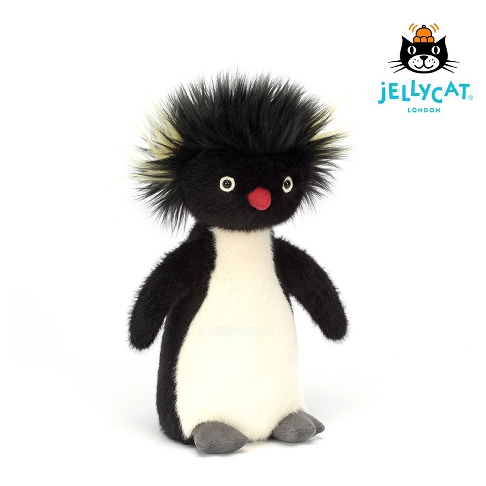 台中現貨 Jellycat 絕版系列 炸毛 鴨子 爆炸頭 黃鴨 炸毛 企鵝 娃娃 Penguin-細節圖6
