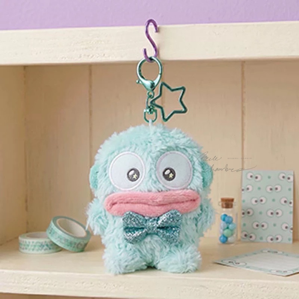 韓國三麗鷗🇰🇷正版 夢幻色調 閃亮 閃粉亮粉 蝴蝶結🎀毛絨絨系列吊飾 星星鑰匙圈 美樂蒂 酷洛米 大耳狗 布丁狗-細節圖6