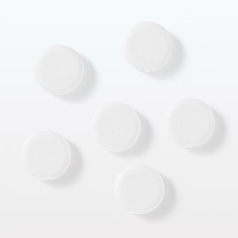 台中正品現貨⚡️日本限定 無印良品 牙膏錠20入牙膏片 旅行牙膏 敏感牙膏 牙齒清潔 外出型方便攜帶-細節圖4