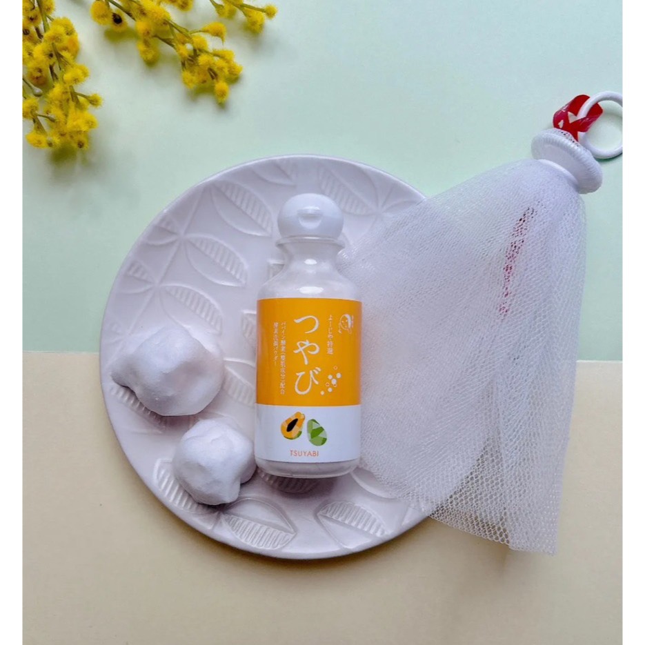 台中現貨⚡️日本 Yojiya 超好用 よーじや 天然木瓜酵素 去角質 洗顏粉 潔顏粉-細節圖7