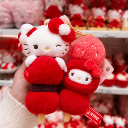 台中正品現貨⚡️ 北京限定 Hello Kitty 限量糖葫蘆系列 北京限定 糖葫蘆 hello kitty 吊飾-細節圖5