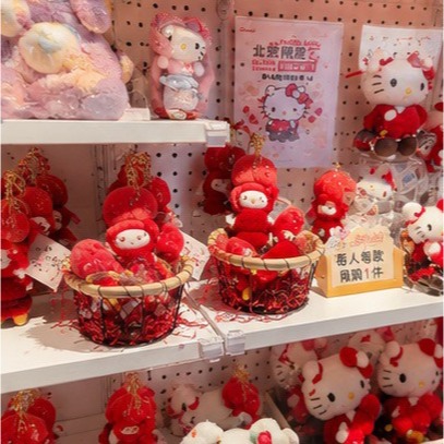 台中正品現貨⚡️ 北京限定 Hello Kitty 限量糖葫蘆系列 北京限定 糖葫蘆 hello kitty 吊飾-細節圖8