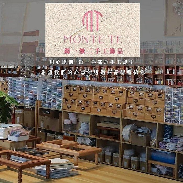 項鍊【MONTE TE手作飾品】鑵金米珠側邊打結項鍊-細節圖7