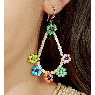 耳環【MONTE TE手作飾品】彩色手工時尚甜美耳飾-細節圖2